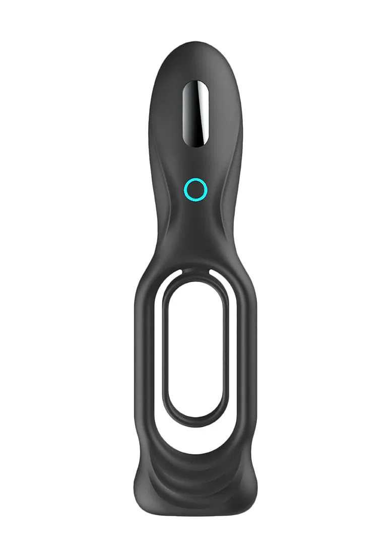 N0. 88 - Vibrating Rechargeable Cock Ring - Black