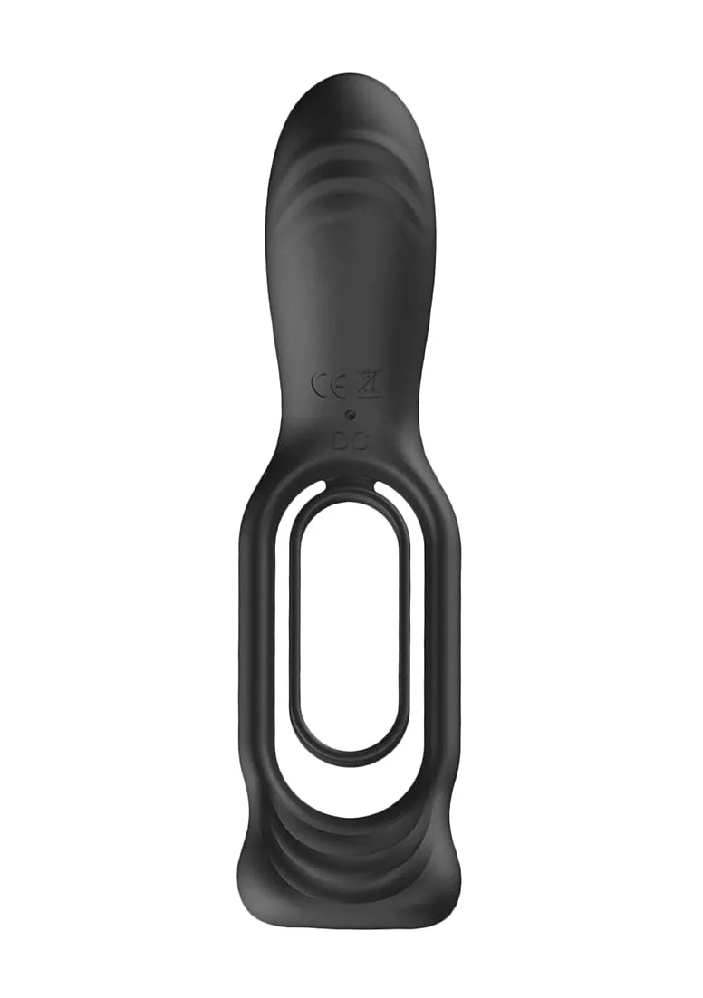 N0. 88 - Vibrating Rechargeable Cock Ring - Black