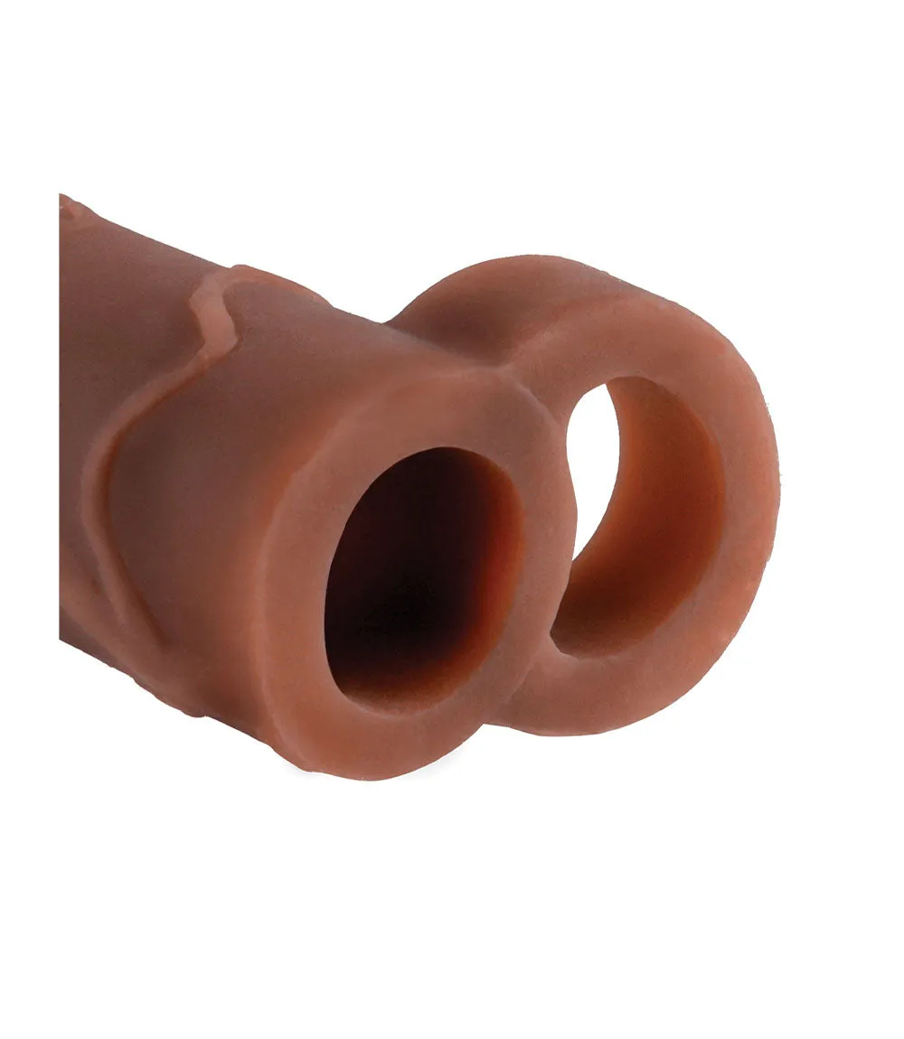 Perfect 2 Penis Extension With Testicle Strap
