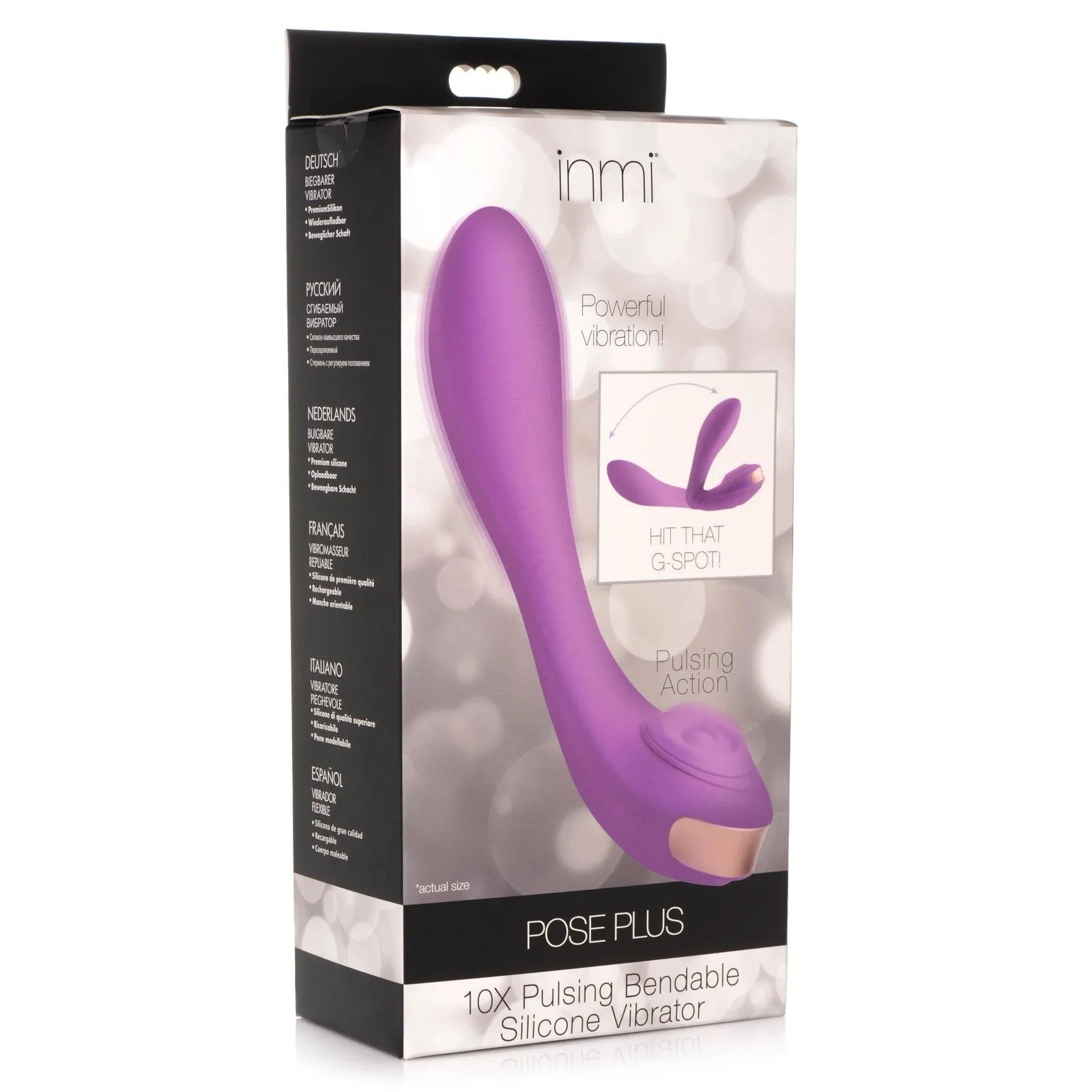 Pose Plus 10x Pulsing Bendable Silicone Vibrator