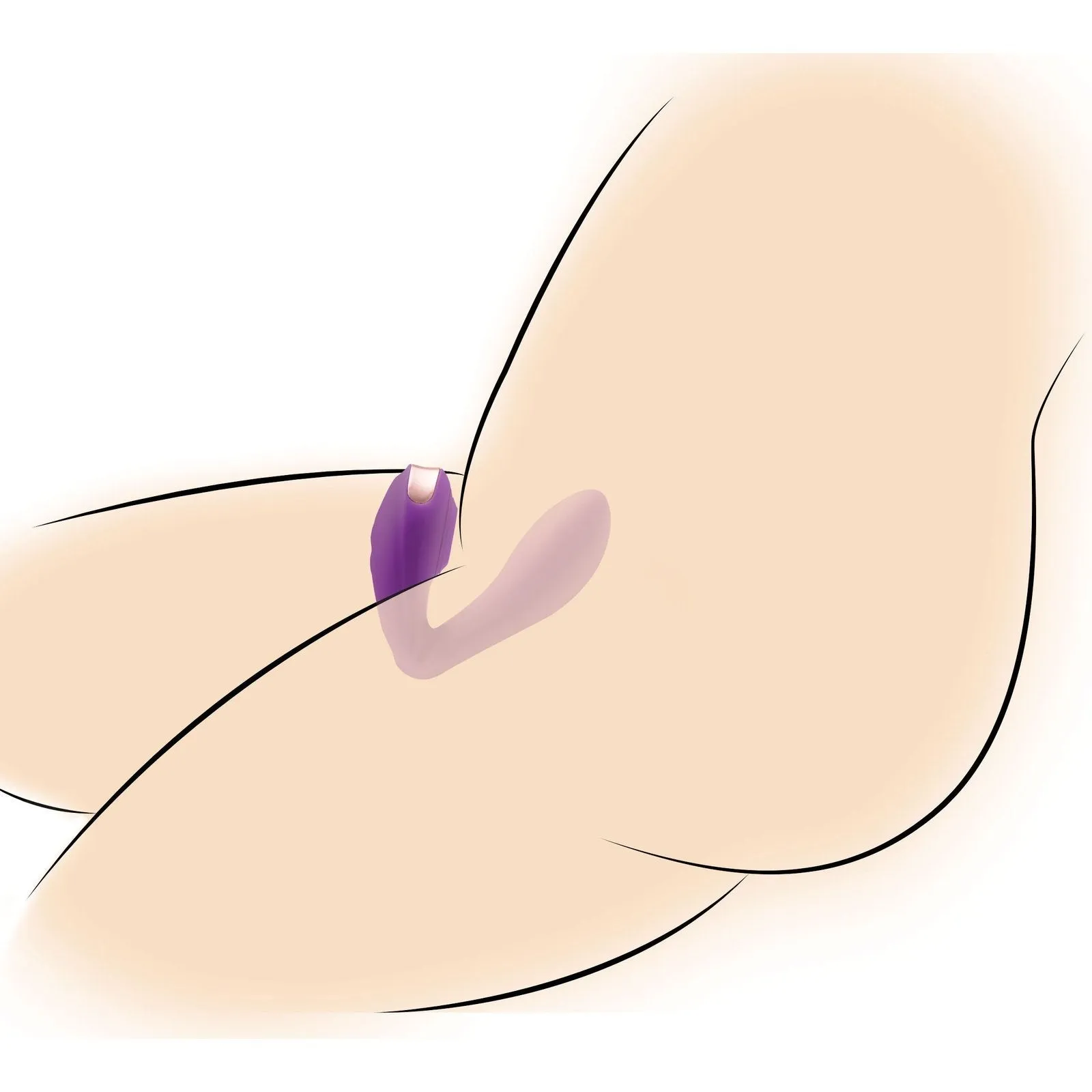Pose Plus 10x Pulsing Bendable Silicone Vibrator