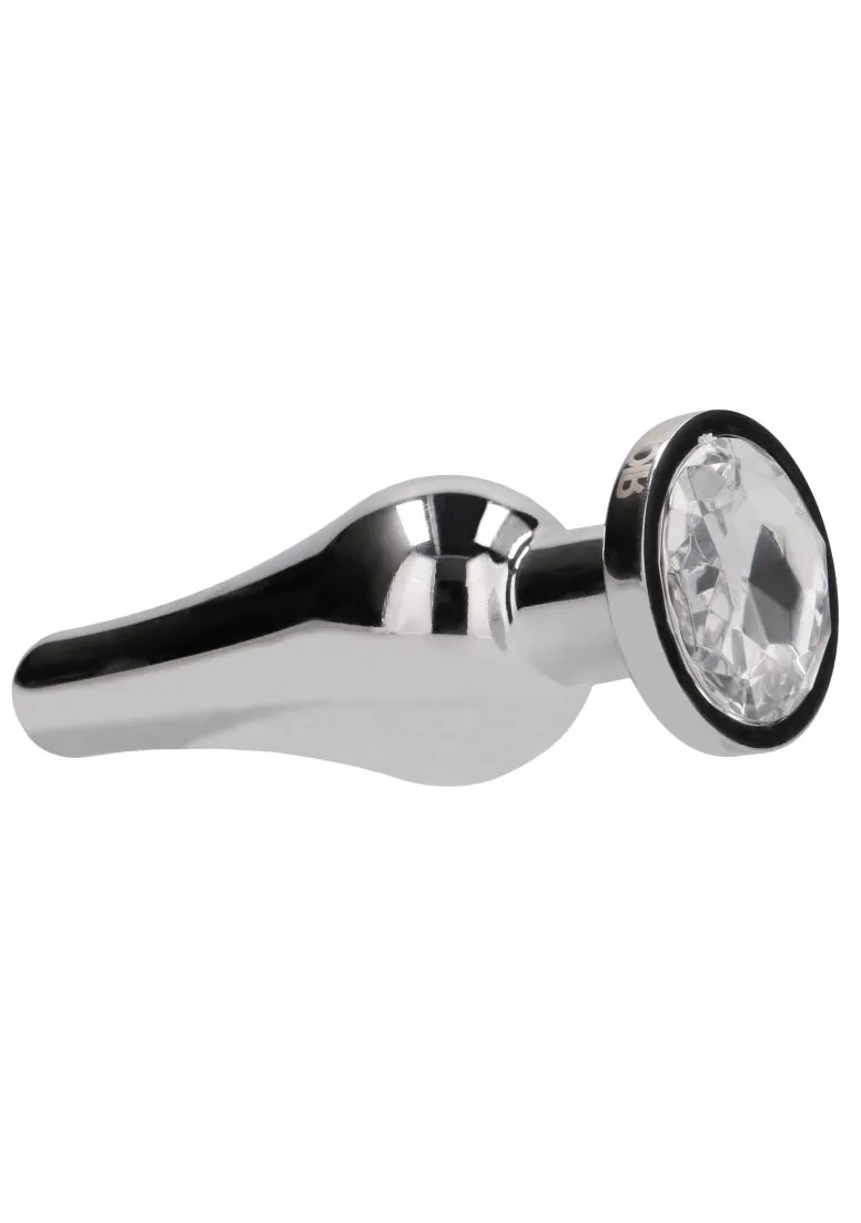 R1 - Silver Plug - 3.9 Inch - Clear Sapphire
