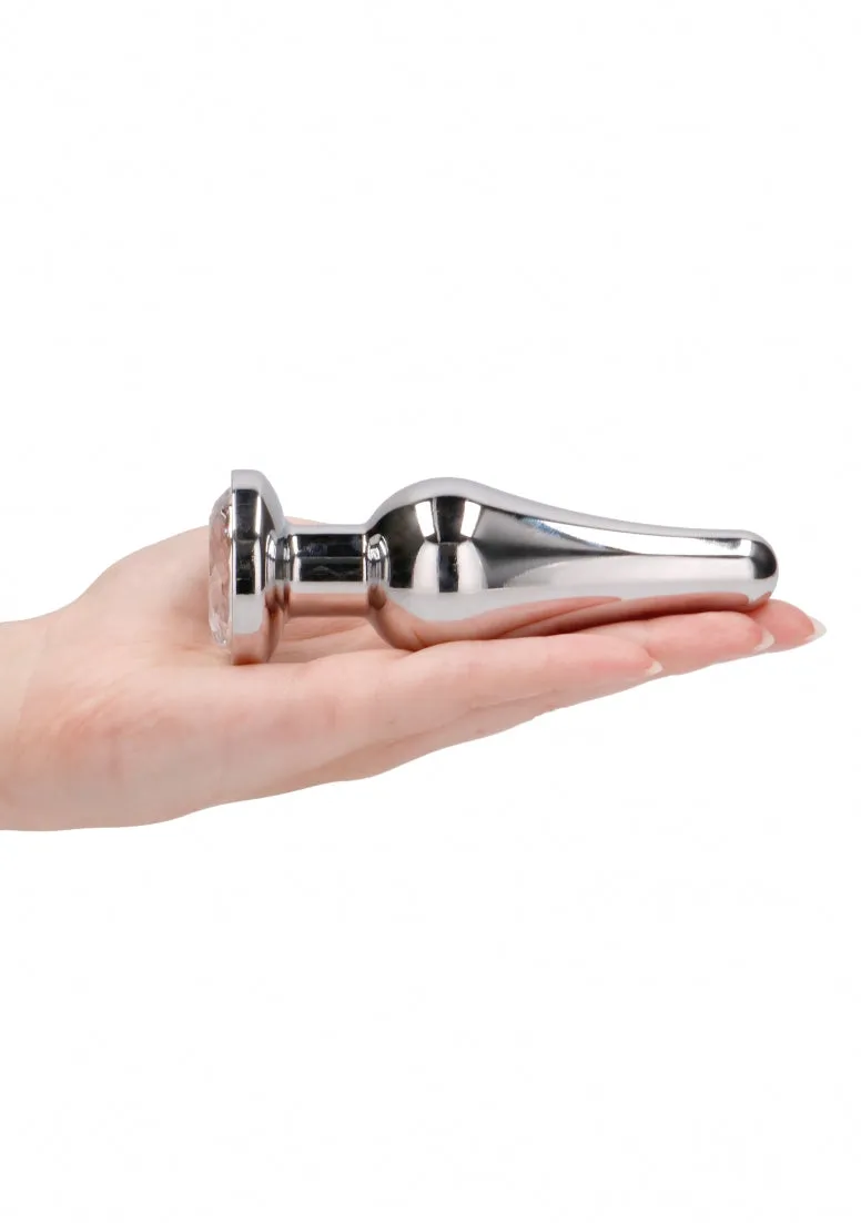 R1 - Silver Plug - 3.9 Inch - Clear Sapphire