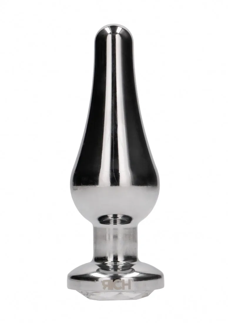 R1 - Silver Plug - 3.9 Inch - Clear Sapphire