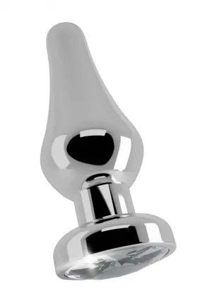 R1 - Silver Plug - 3.9 Inch - Clear Sapphire