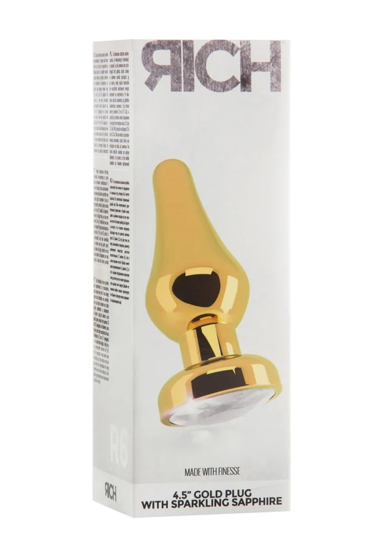 R6 - Gold Plug - 4.5 Inch - Clear Sapphire