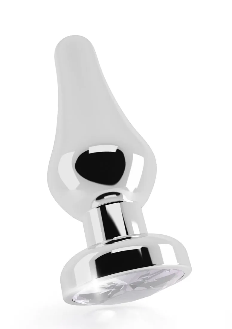 R6 - Silver Plug - 4.5 Inch - Clear Sapphire