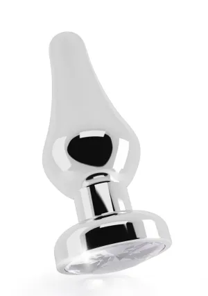R6 - Silver Plug - 4.5 Inch - Clear Sapphire