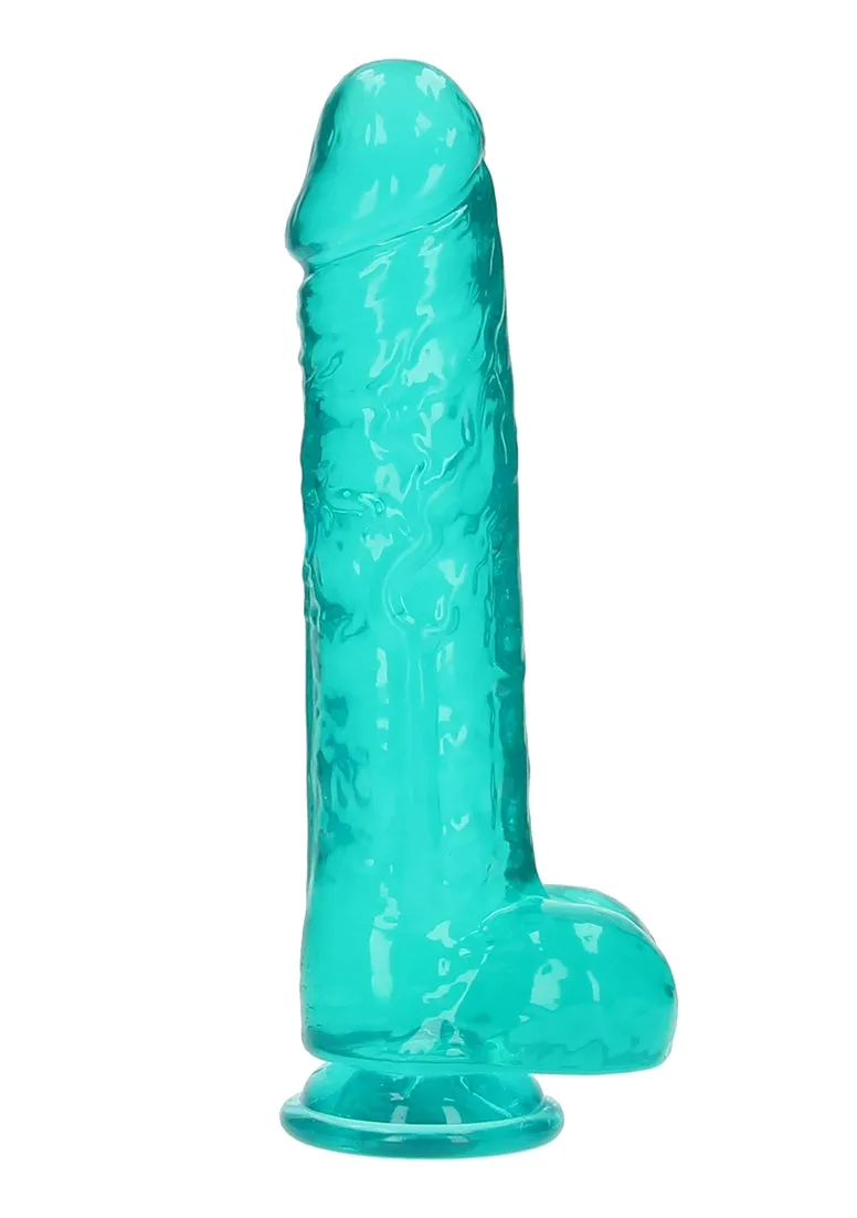 Realistic Dildo With Balls - 10/ 25.4 Cm