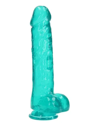 Realistic Dildo With Balls - 10/ 25.4 Cm