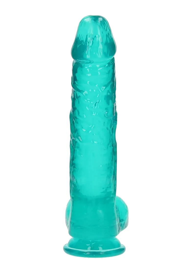 Realistic Dildo With Balls - 10/ 25.4 Cm
