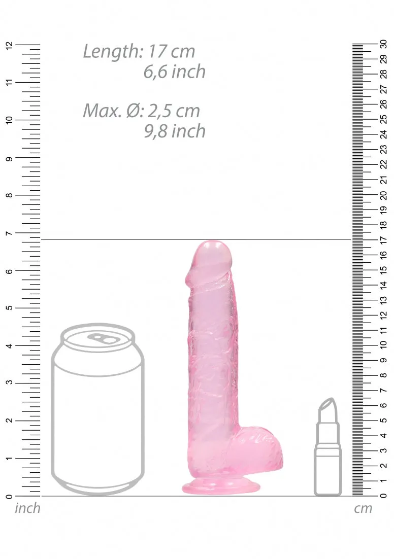 Realistic Dildo With Balls - 6/ 15 Cm
