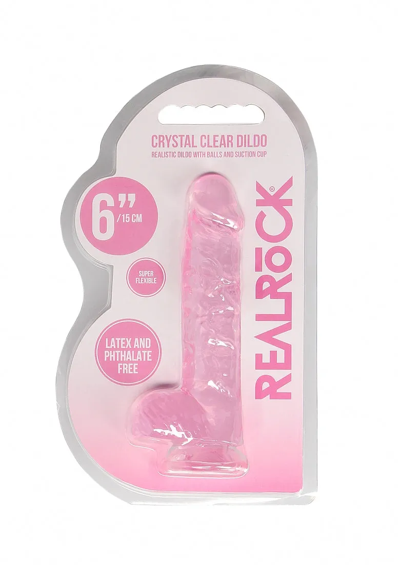 Realistic Dildo With Balls - 6/ 15 Cm
