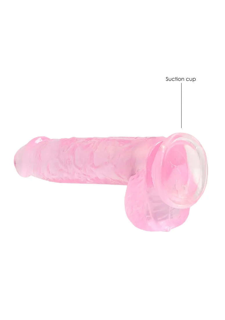 Realistic Dildo With Balls - 6/ 15 Cm