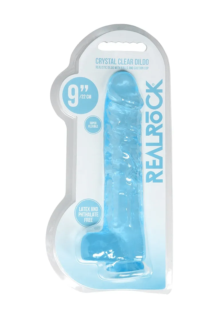 Realistic Dildo With Balls - 9/ 25 Cm