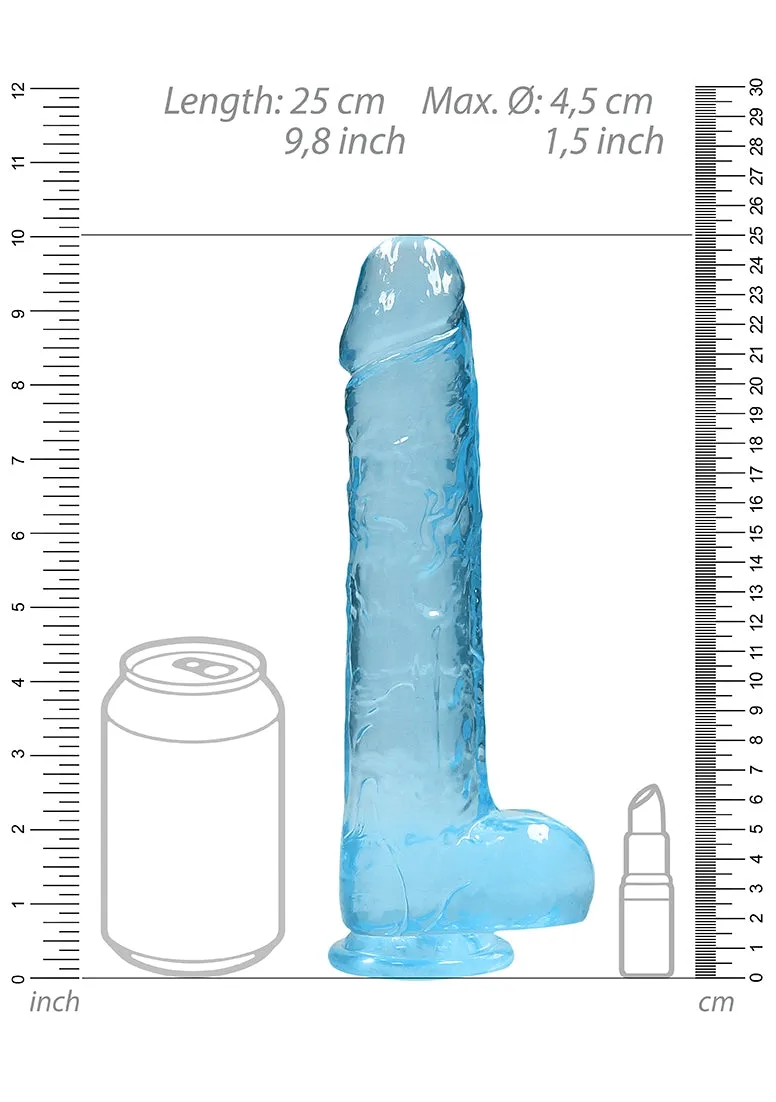 Realistic Dildo With Balls - 9/ 25 Cm