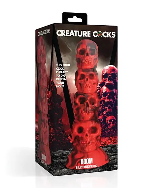 Satanic Dildo Sex Toy Demon Dildo Skull Sex Toy Doom Silicone Dildo
