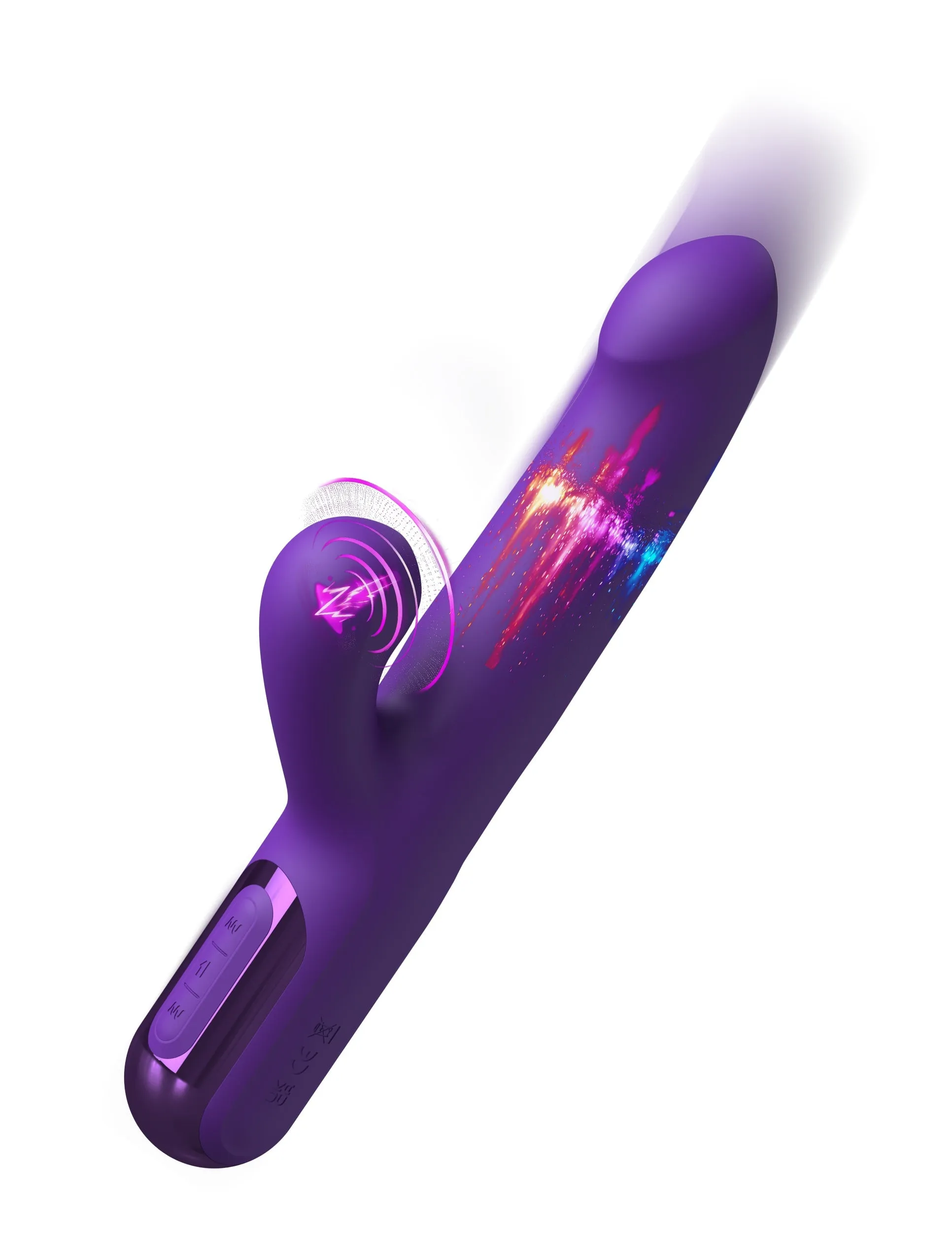 Super Sonix Thruster Vibrator - Purple