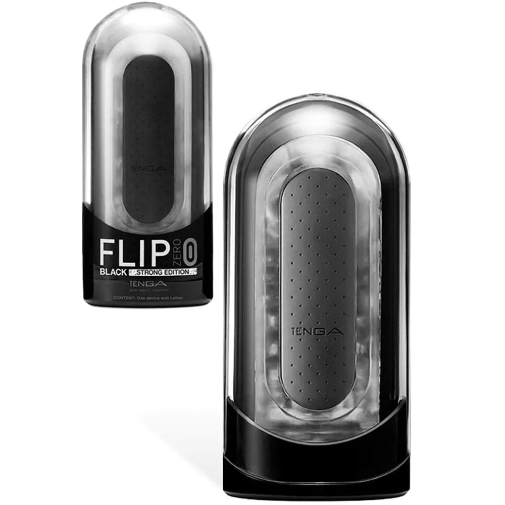 Tenga Flip 0 (Zero) Black Male Masturbator Stroker Pocket Pussy Sex Toy