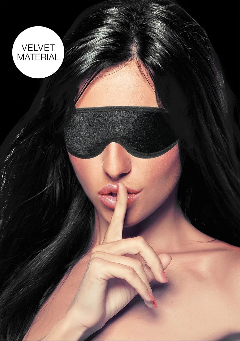 Velvet & Velcro Adjustable Eye Mask