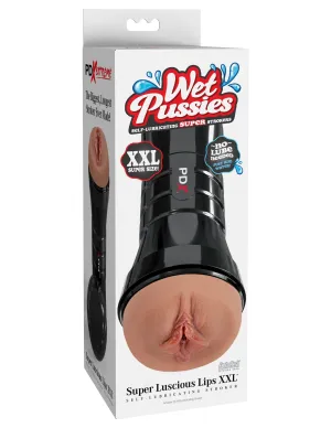 Wet Pussies Masturbator - Super Luscious Lips XXL - Tan